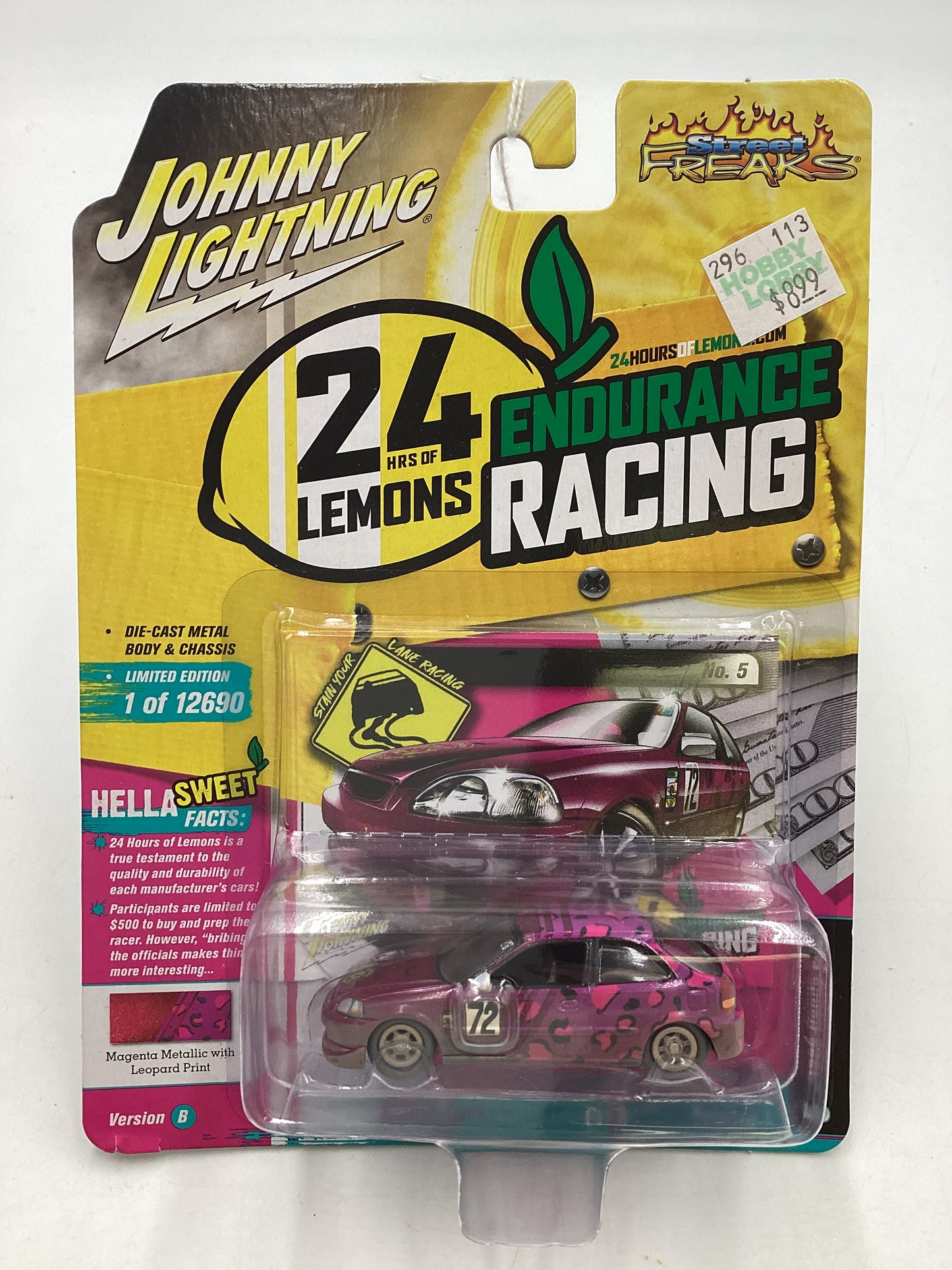 Johnny lightning Endurance Racing 1998 Honda Civic 222G