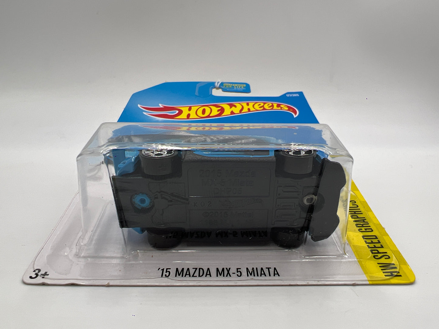 2017 Hot Wheels Speed Graphics #177 15 Mazda MX-5 Miata Blue Eibach 85E