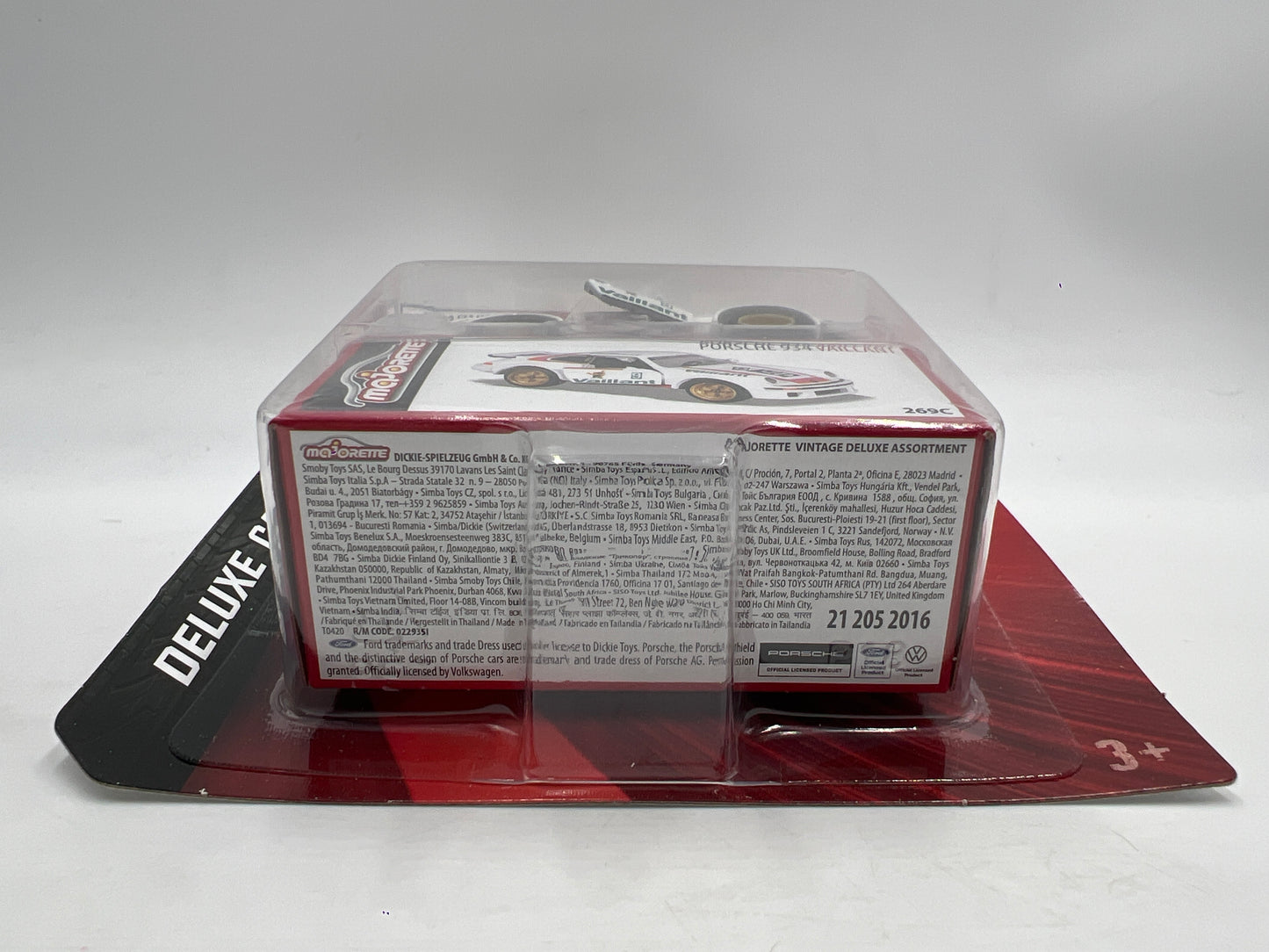 Majorette Deluxe Cars Porsche 934 Vaillant White 111G