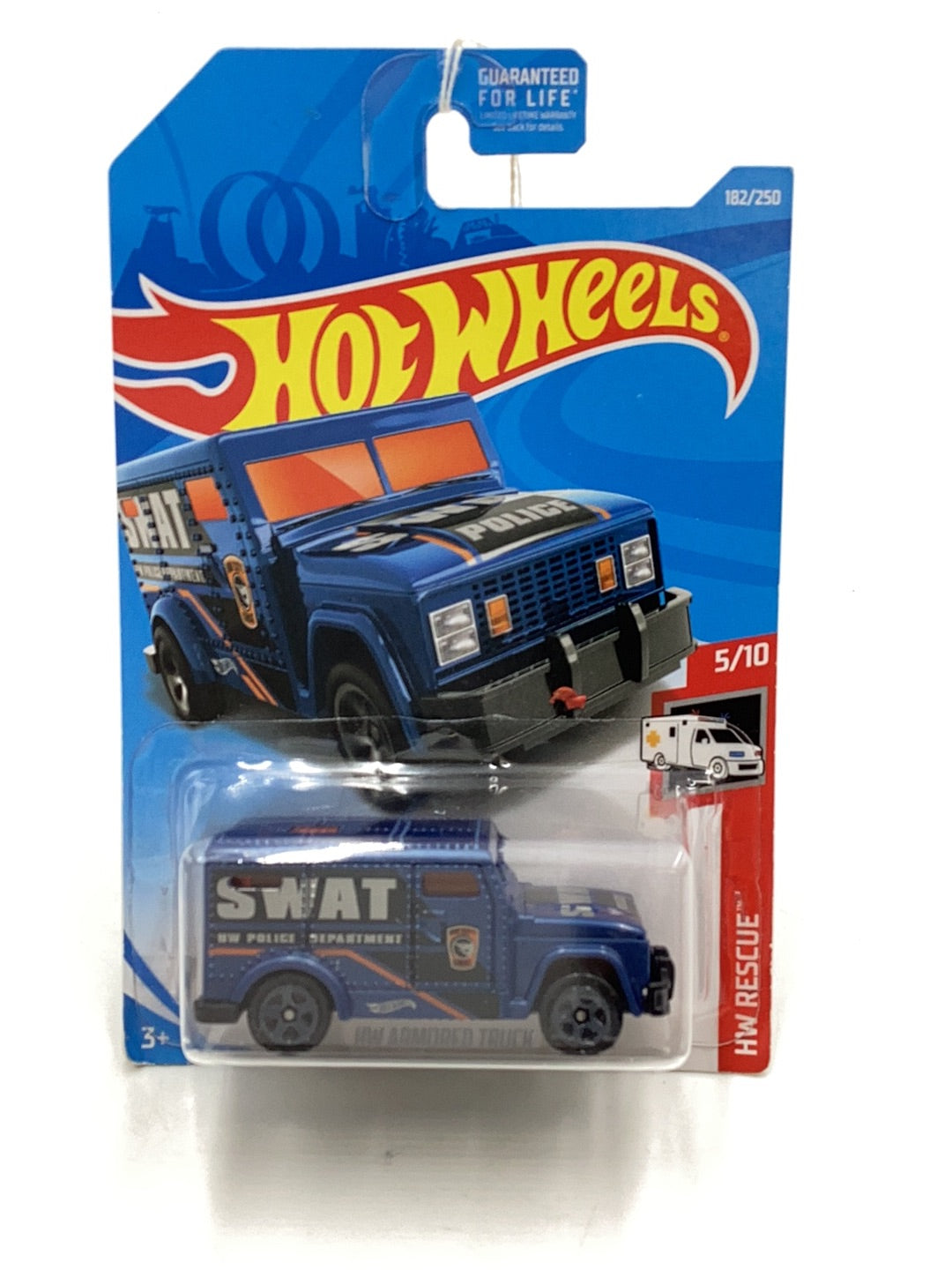 2019 HOT WHEELS TREASURE HUNT #182 HW Armoured Truck 277B