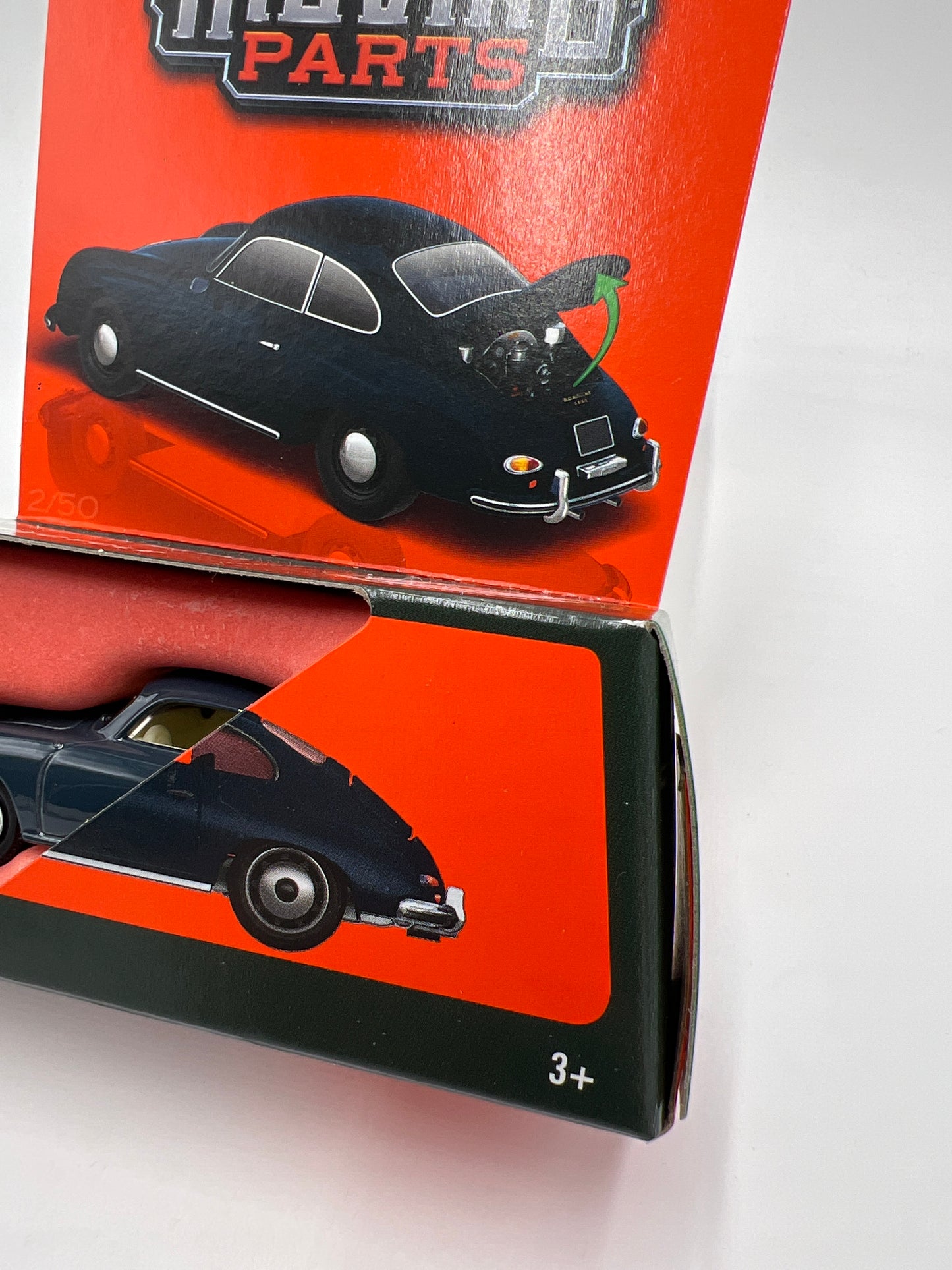 2025 Matchbox Moving Parts #2 Porsche 356A Dark Blue 162D