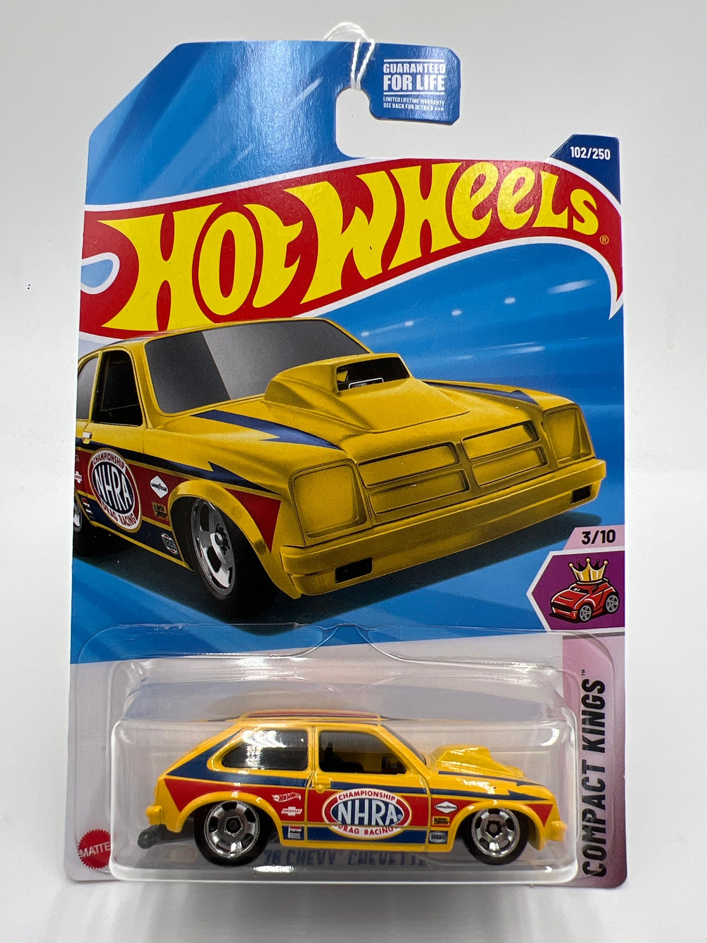 2025 Hot Wheels D Case #102 76 Chevy Chevette NHRA Yellow 11G