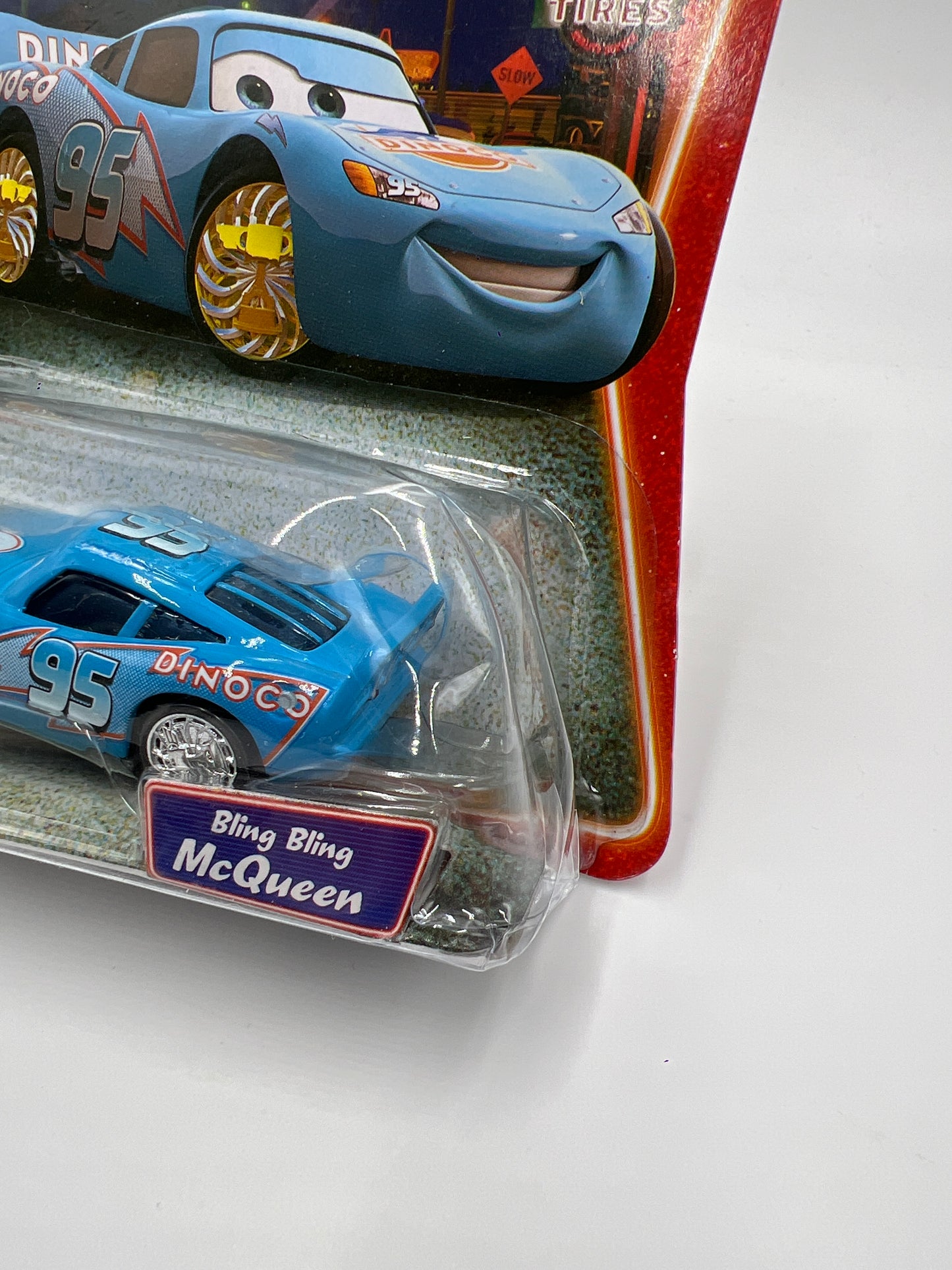 Disney Pixar Cars Supercharged Bling Bling McQueen Blue 137C
