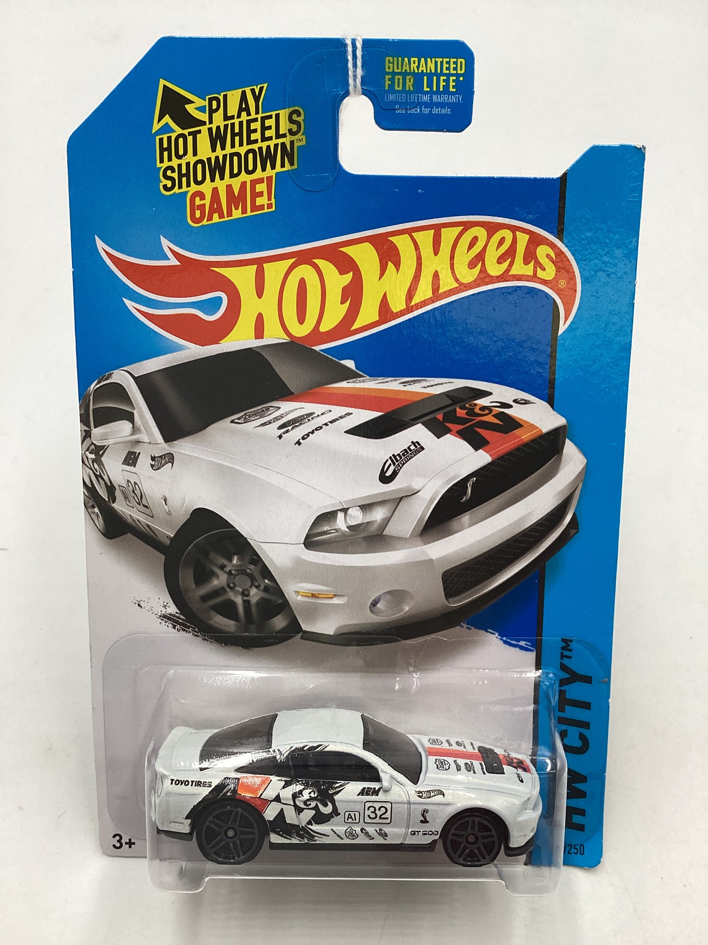 2015 Hot wheels HW City #11 10 Ford Shelby GT500 White 25C