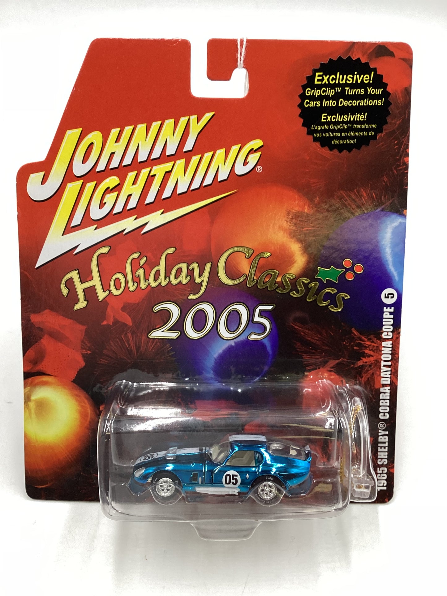 Johnny lightning Holiday Classics 2005 #5 1965 Shelby Cobra Daytona Coupe 189E