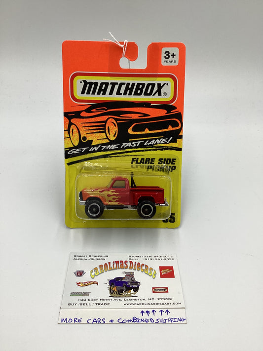 Matchbox Get In The Fast Lane #55 Flare Side Pickup Red 206B