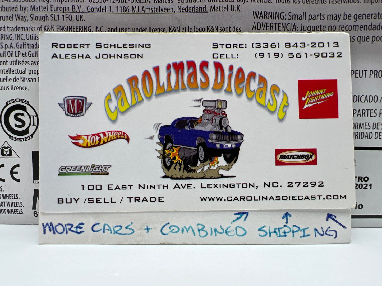 Hot Wheels Team Transport #56 LB-Silhouette GT Nissan 35GT-RR Ver.2 & Flipside Hauler Card Not Perfect