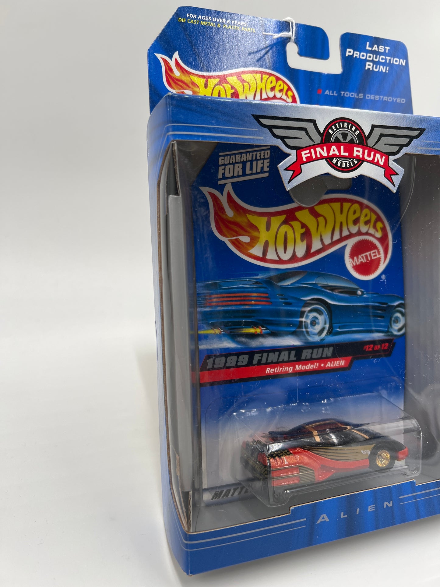 1999 Hot Wheels Final Run #12 Alien W/Real Riders