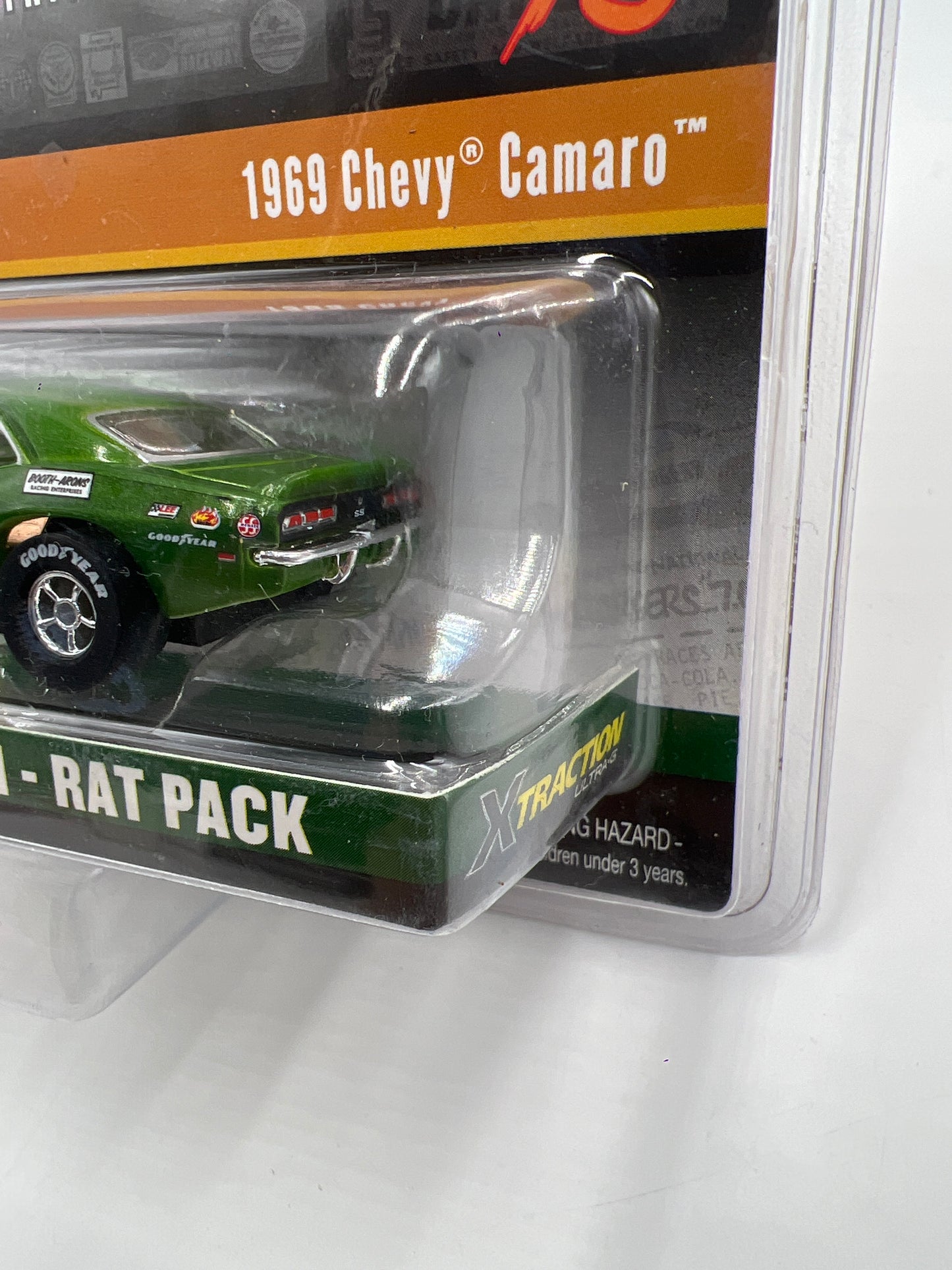 Auto World Legends of the Qtr Mile Wally Booth Rat Pack HO Slot Car 1969 Chevy Camaro