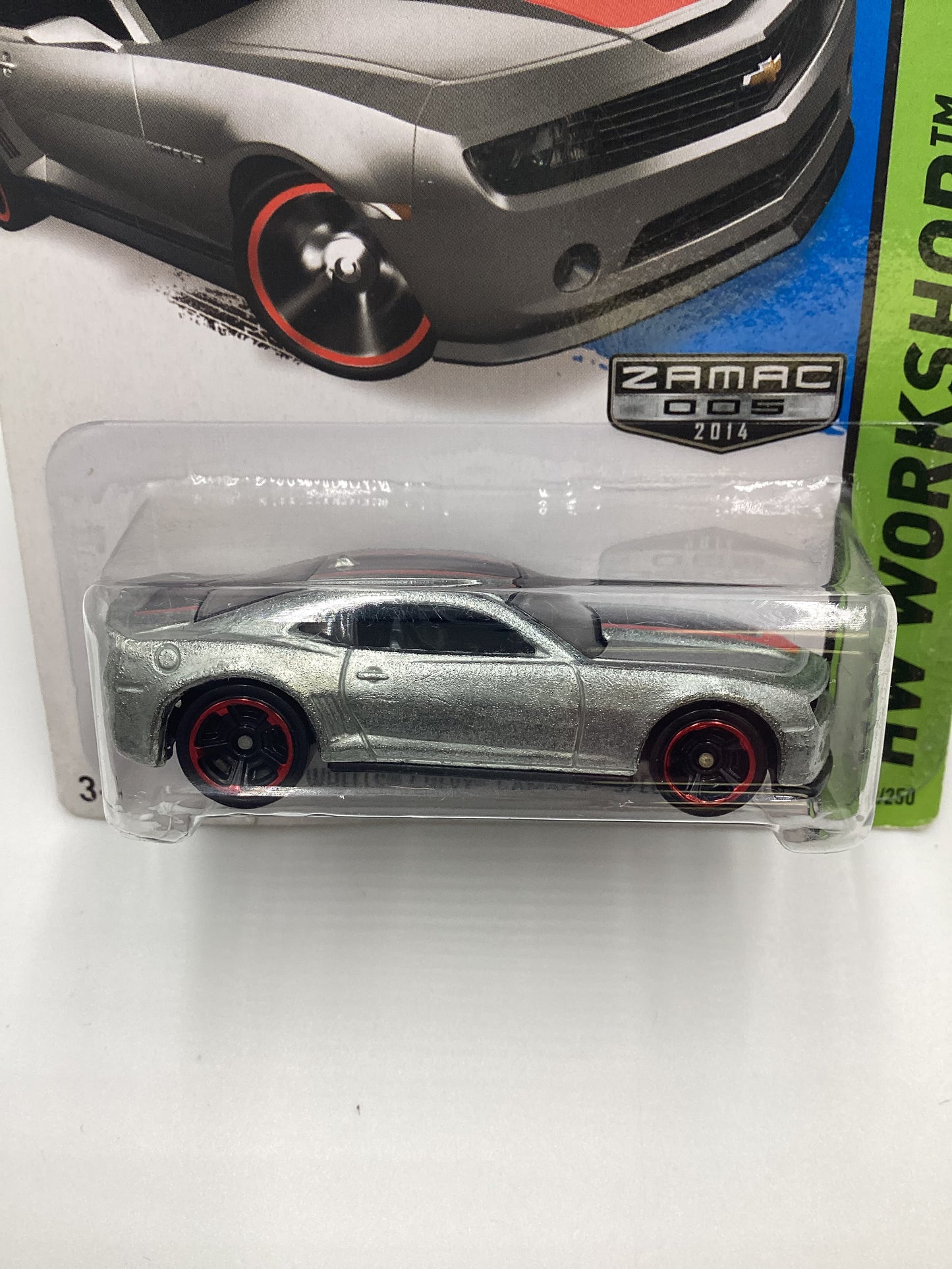 2014 Hot Wheels Zamac 005 #202 2013 Hot Wheels Chevy Camaro Special Edition Vein on Top 143C