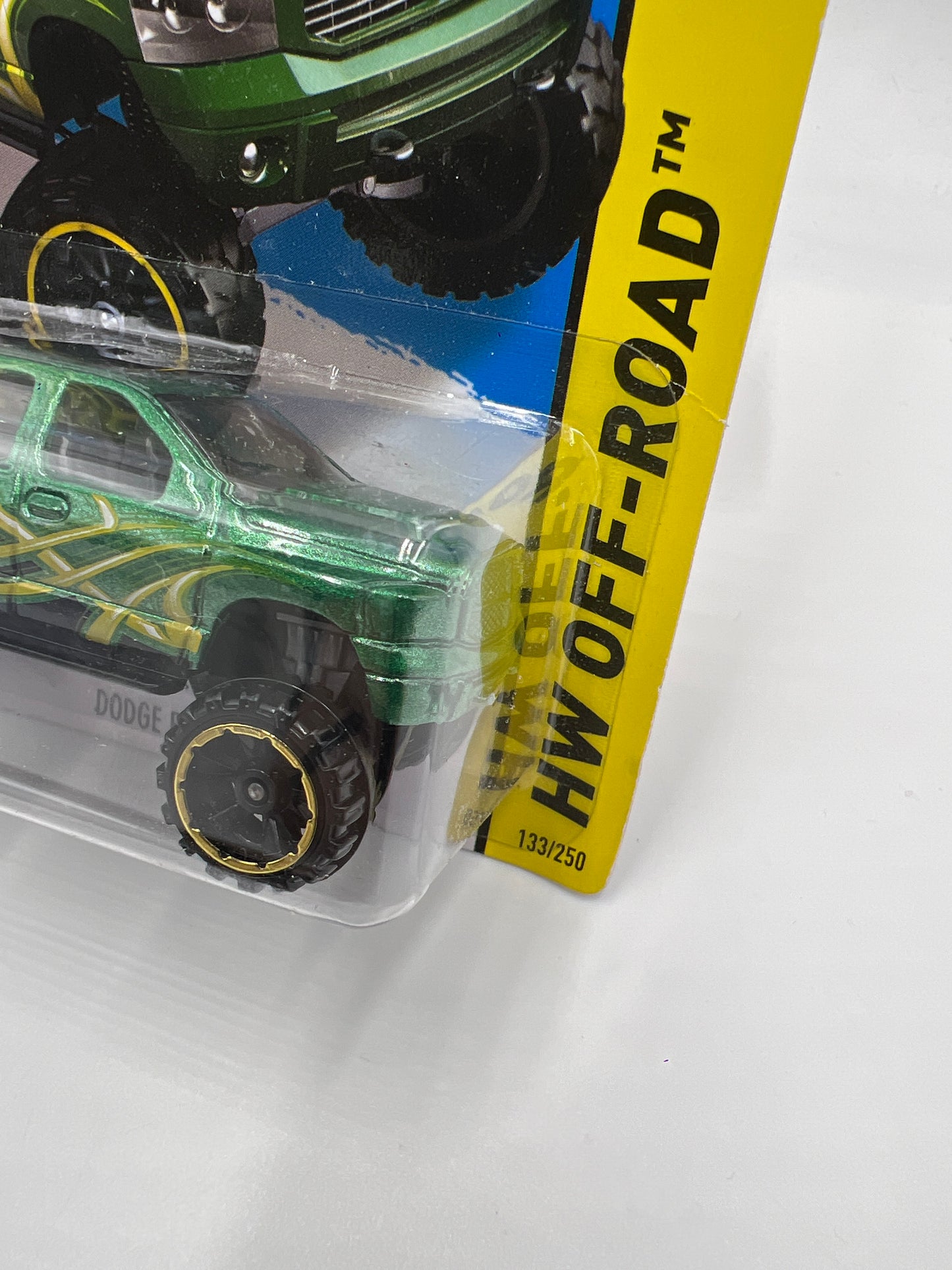 2014 Hot Wheels Off-Road #133 Dodge Ram 1500 Green 52A