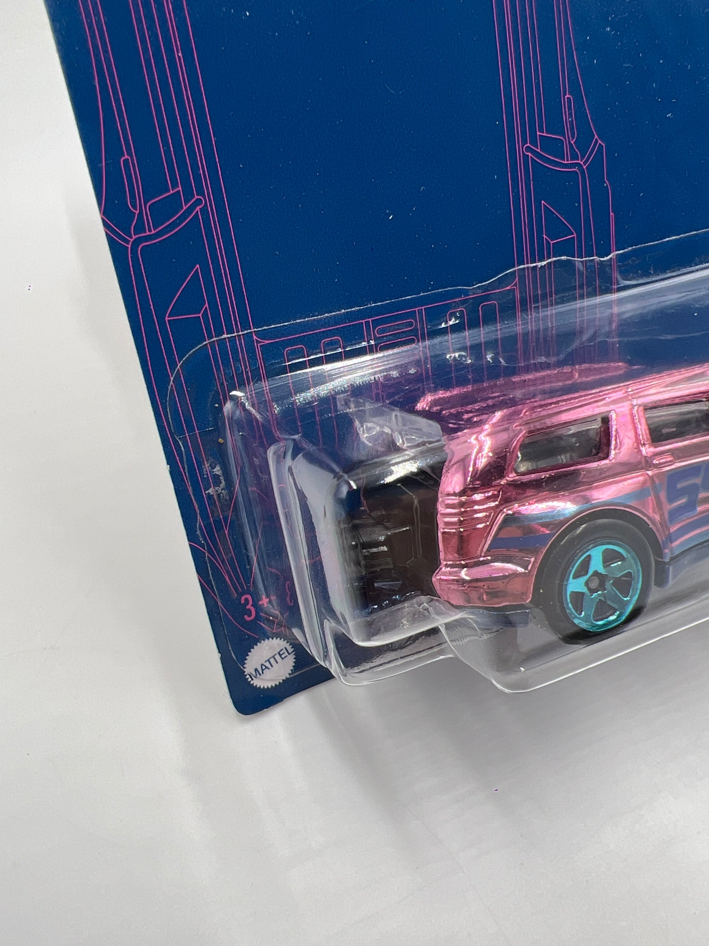 Hot Wheels 54th Anniversary Pearl and Chrome #6 CHASE Nitro Tailgater Pink