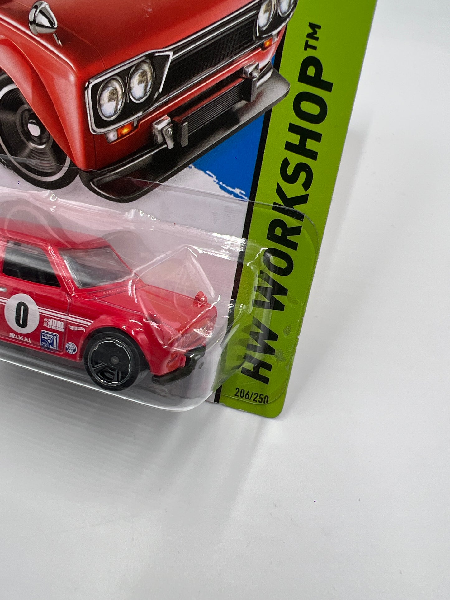 2014 Hot Wheels Workshop #206 71 Datsun Bluebird 510 Wagon Red (Smooth Grille) 88D