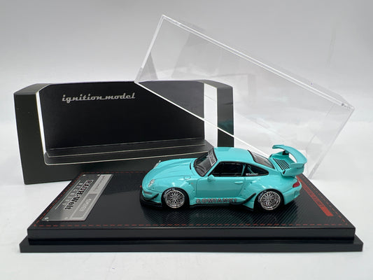 Ignition Model 1:64 Porsche RWB 993 Light Blue