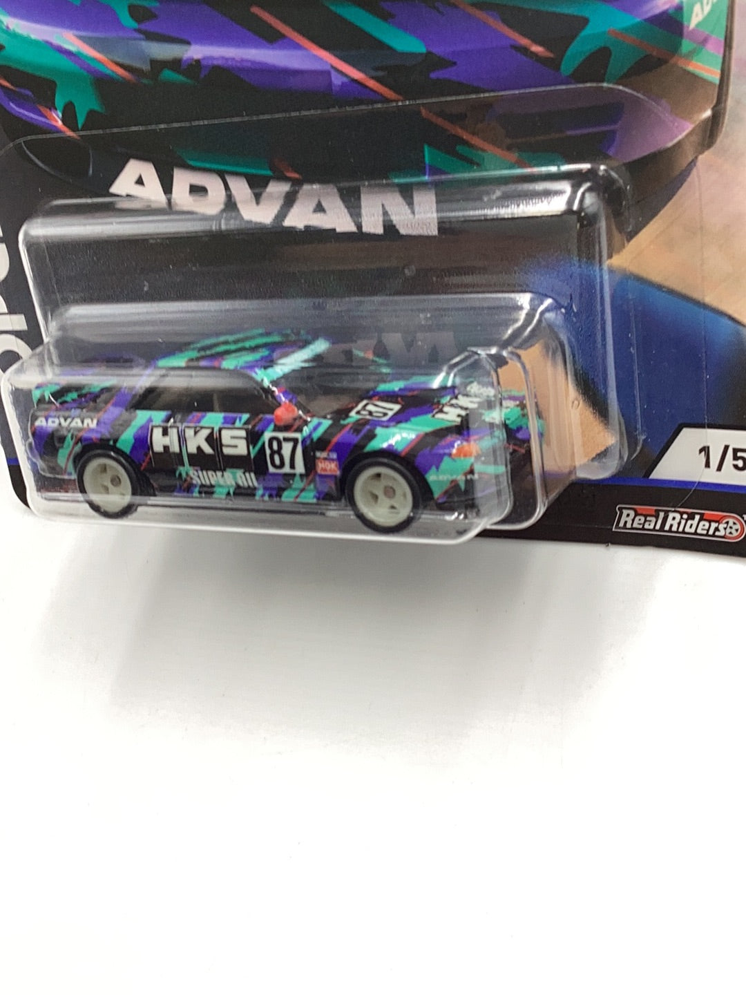 Hot wheels Car Culture Open Track #1 Nissan Skyline GT-R HKS with protector