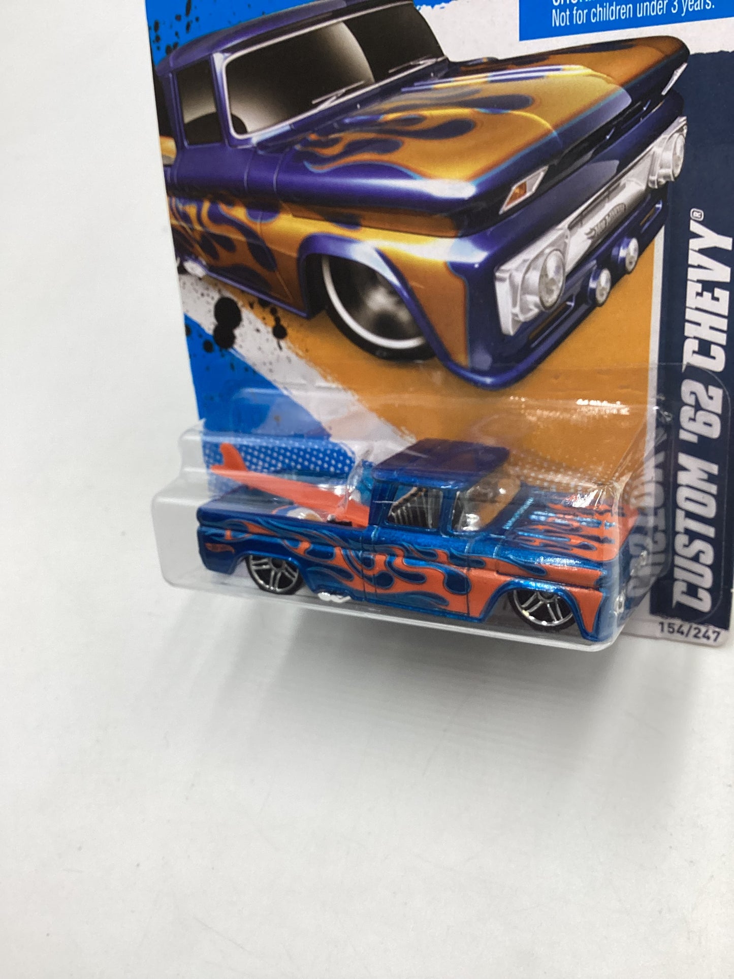 2012 HW Heat Fleet #154 Custom 62 Chevy Blue 17A