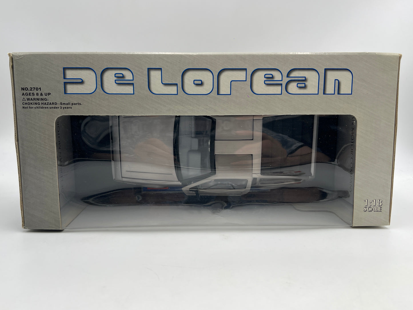 Sun Star 1:18 Scale 1981 DMC DeLorean LK Silver