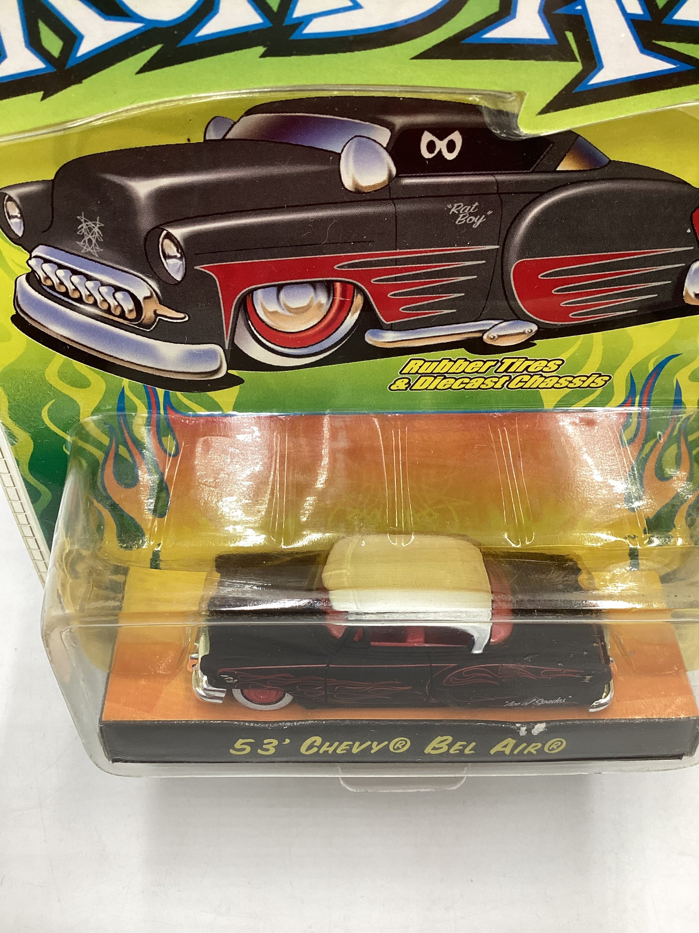 Jada Diecast Road Rats 53 Chevy Bel Air Matte Black 212H