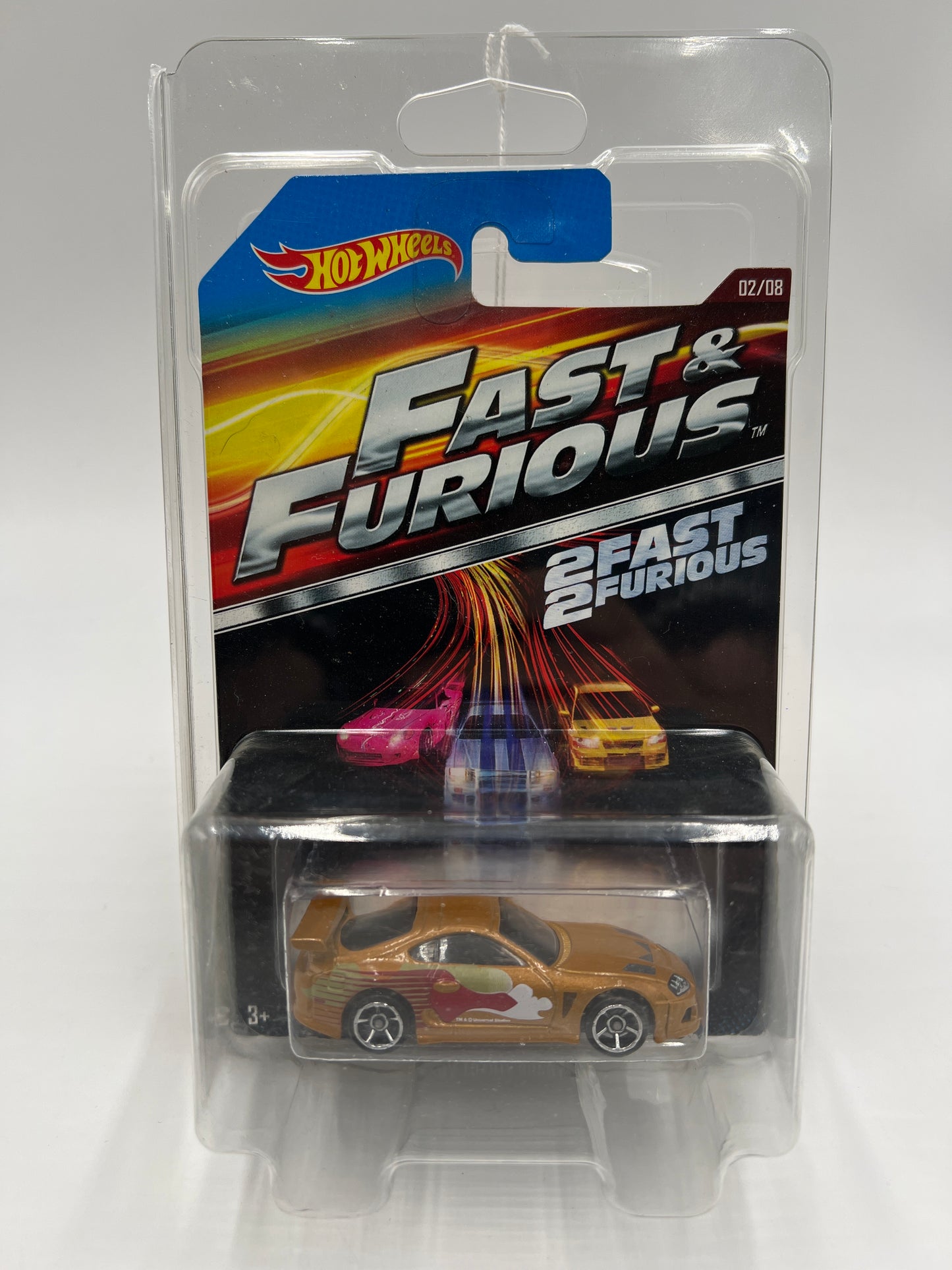Hot Wheels Fast and Furious #2 94 Toyota Supra Gold W/Protector
