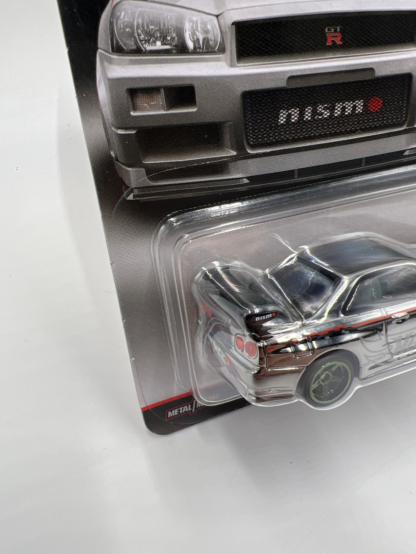 Hot Wheels RLC #6016/30000 Nismo Nissan Skyline GT-R BNR34 Chrome W/Protector