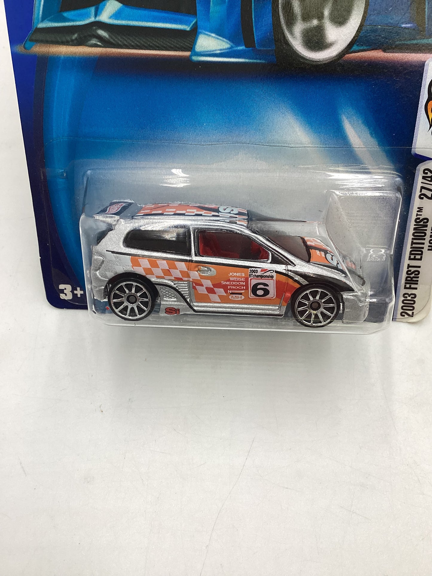 2003 Hot wheels First Editions #039 Honda Civic Silver 76A