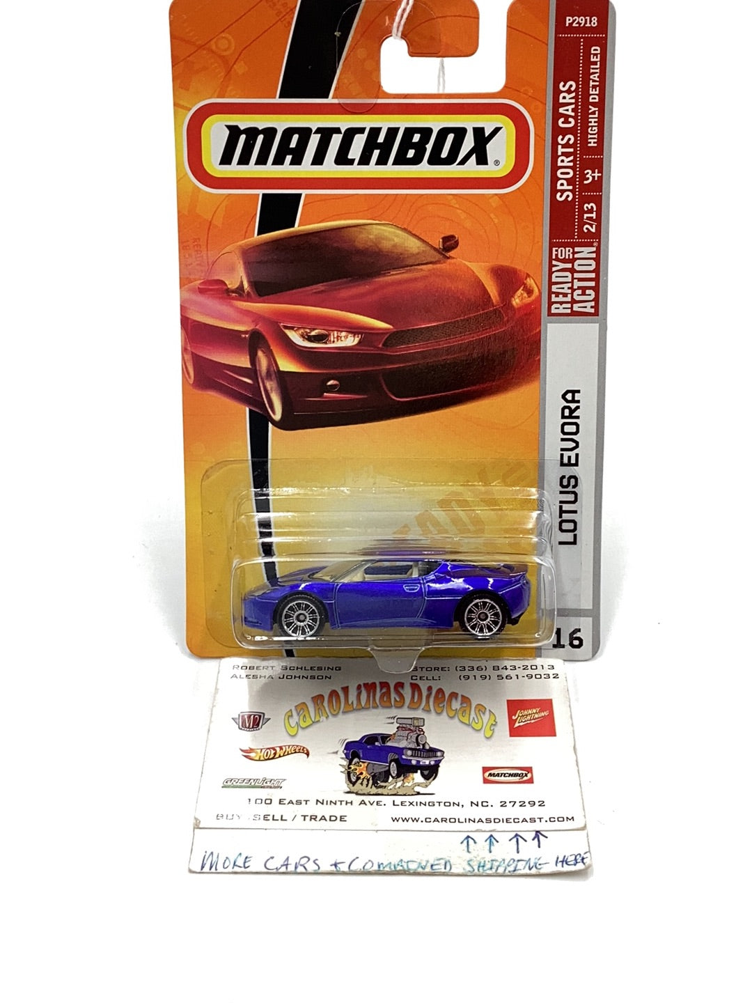 Matchbox 2009 #16 Lotus Evora 209B