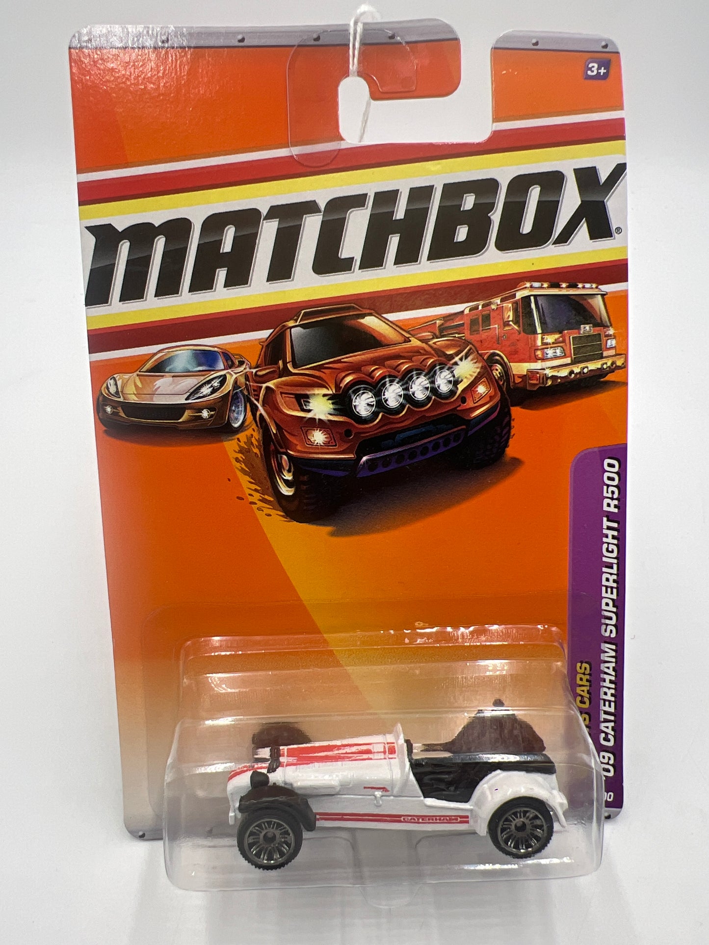 Matchbox 2010 Sports Cars 09 Caterham Superlight R500 White #3 67G