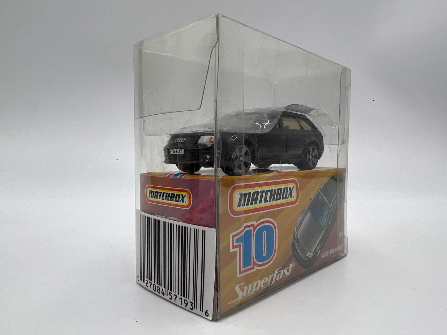 Matchbox Superfast #10 Audi RS6 Avant Black W/Chrome Wheels