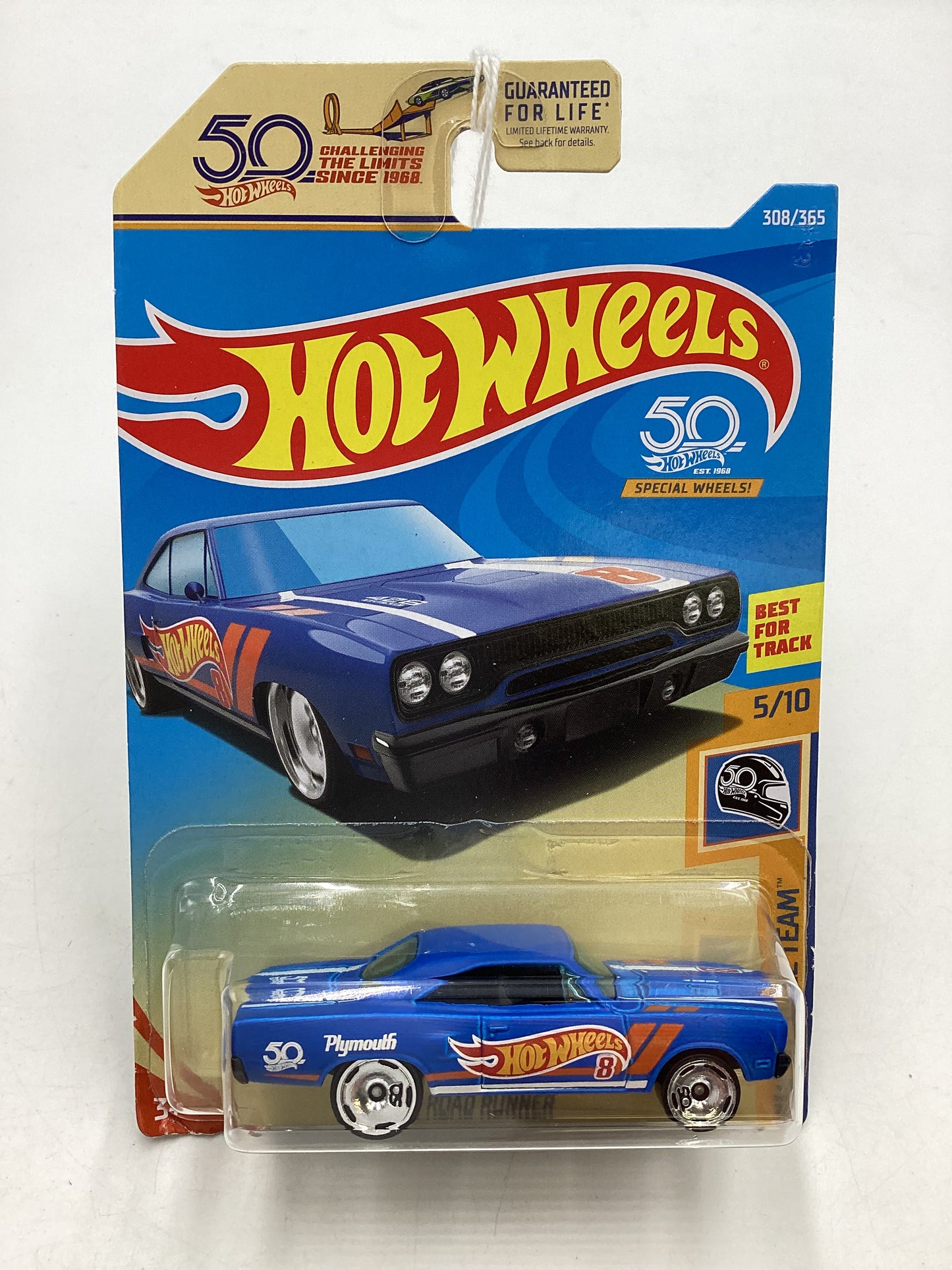 2018 Hot Wheels #308 70 Road Runner 45B