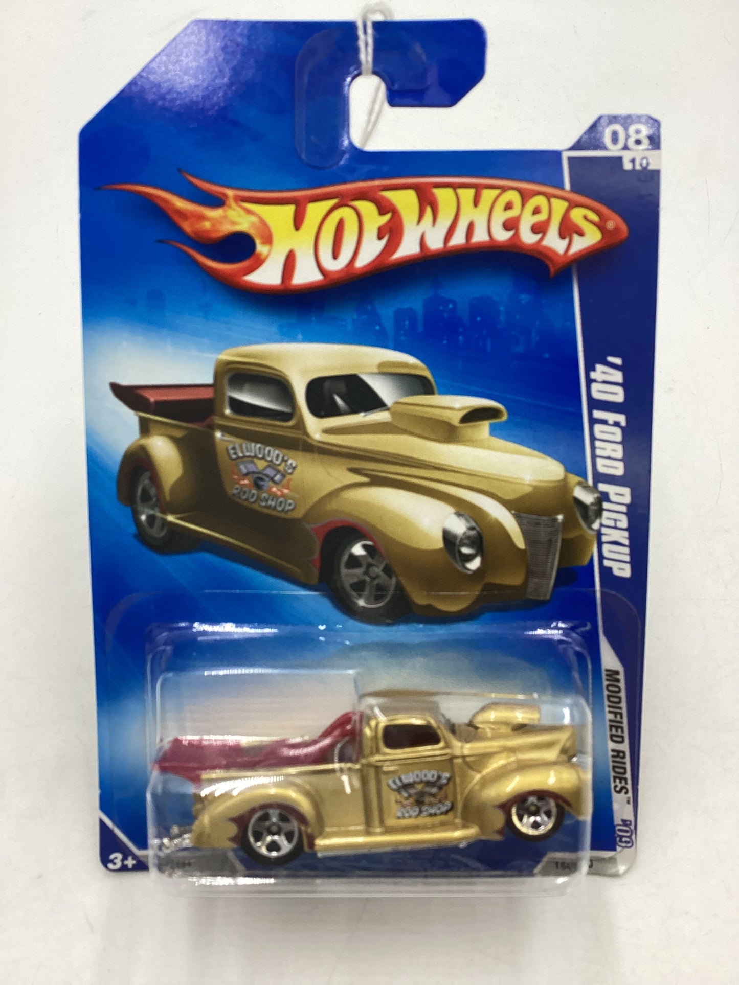 2009 Hot Wheels Modified Rides #164 40 Ford Pickup Gold 5SP Wheels 23i