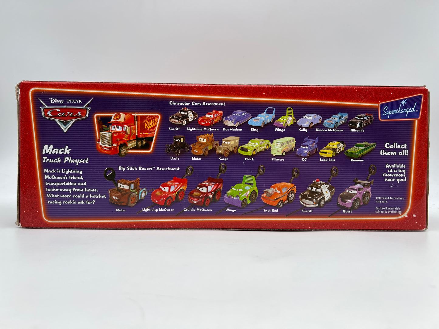 Disney Pixar Cars Supercharged Mack Truck Playset Sealed VHTF