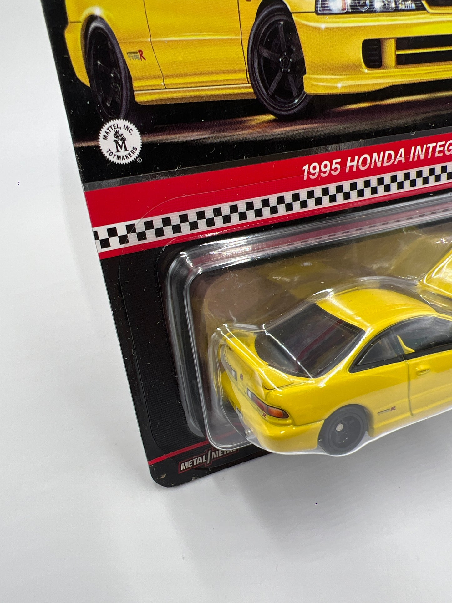 Hot Wheels RLC 1995 Honda Integra Type R Yellow W/Protector