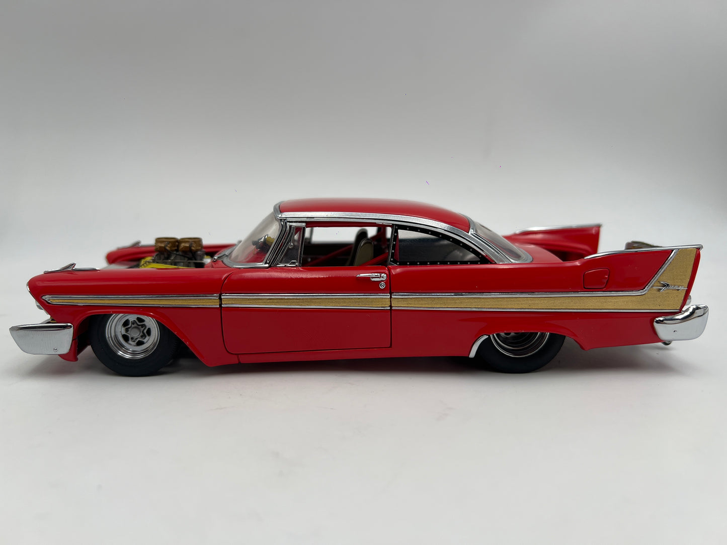 Danbury Mint 1/24 Scale 1958 Plymouth Fury Pro Street Red W/Box VHTF