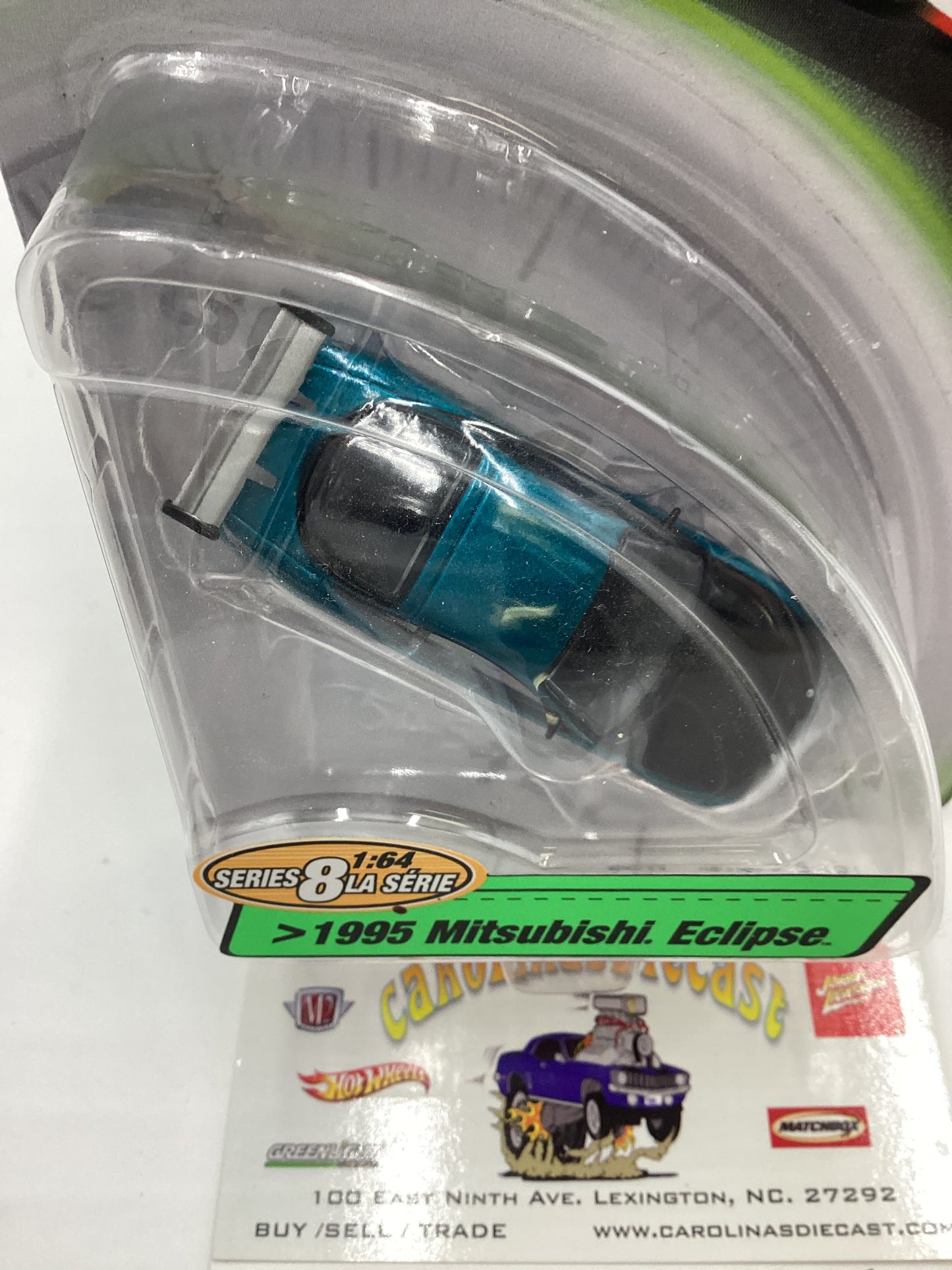 Racing Champions The Fast and Furious Series 8 1995 Mitsubishi Eclipse Teal