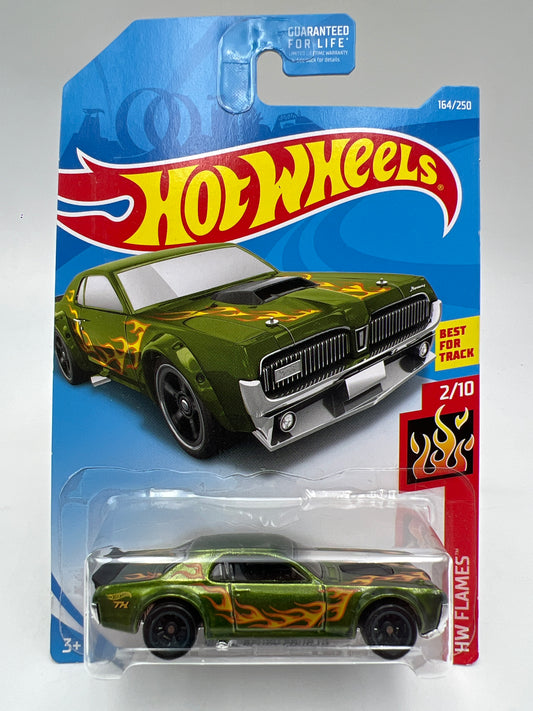 2019 Hot Wheels Super Treasure Hunt #164 68 Mercury Cougar Green