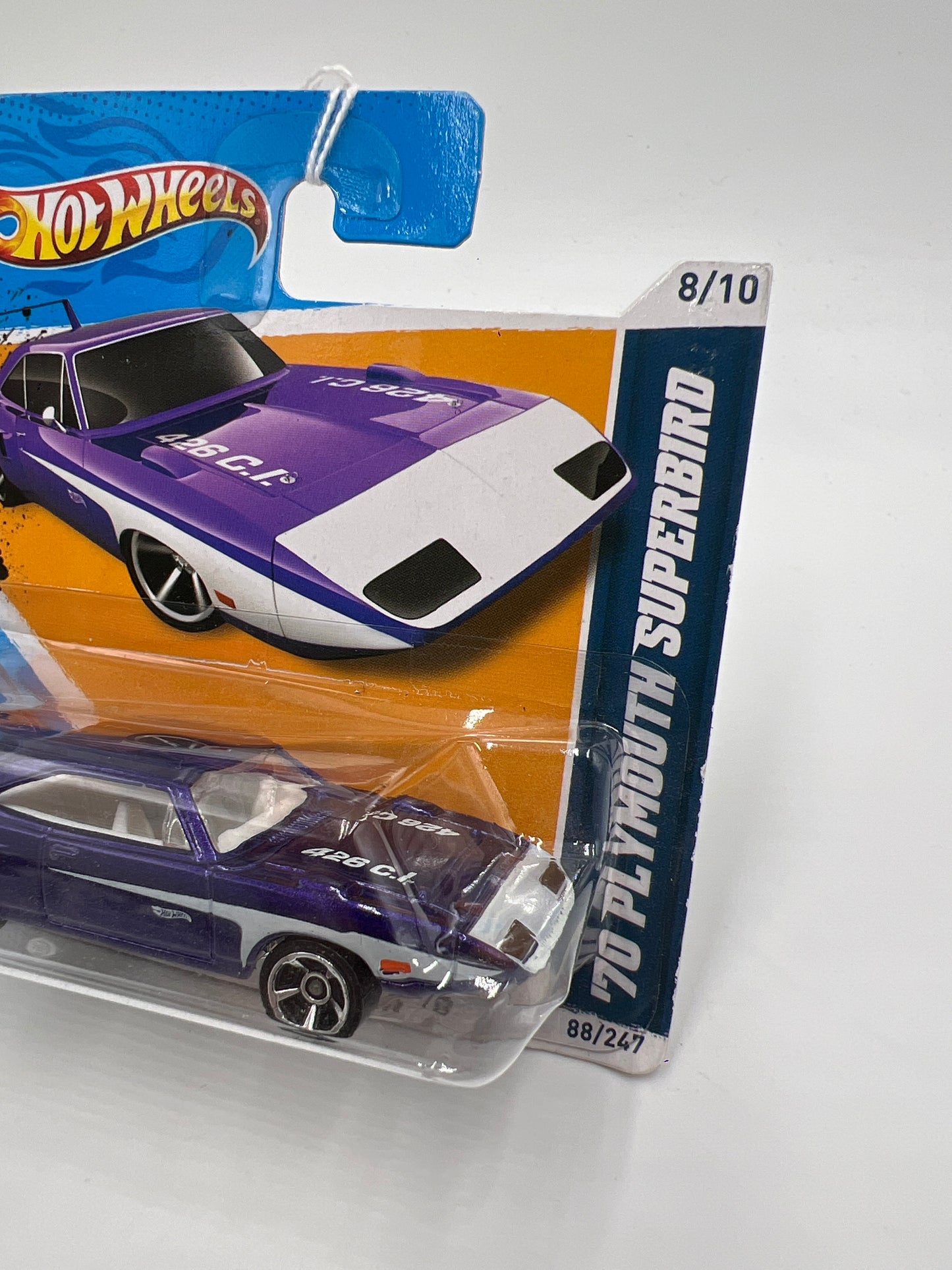 2012 Hot Wheels Short Card Muscle Mania Mopar #88 70 Plymouth Superbird Purple