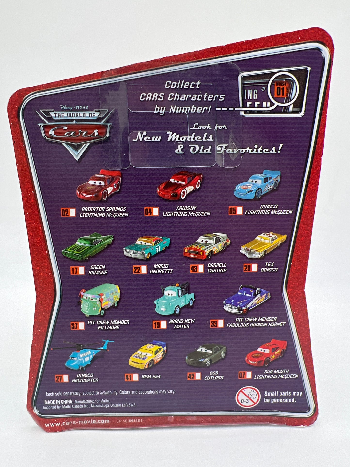 Disney Pixar The World Of Cars #43 Darrell Cartrip 140B