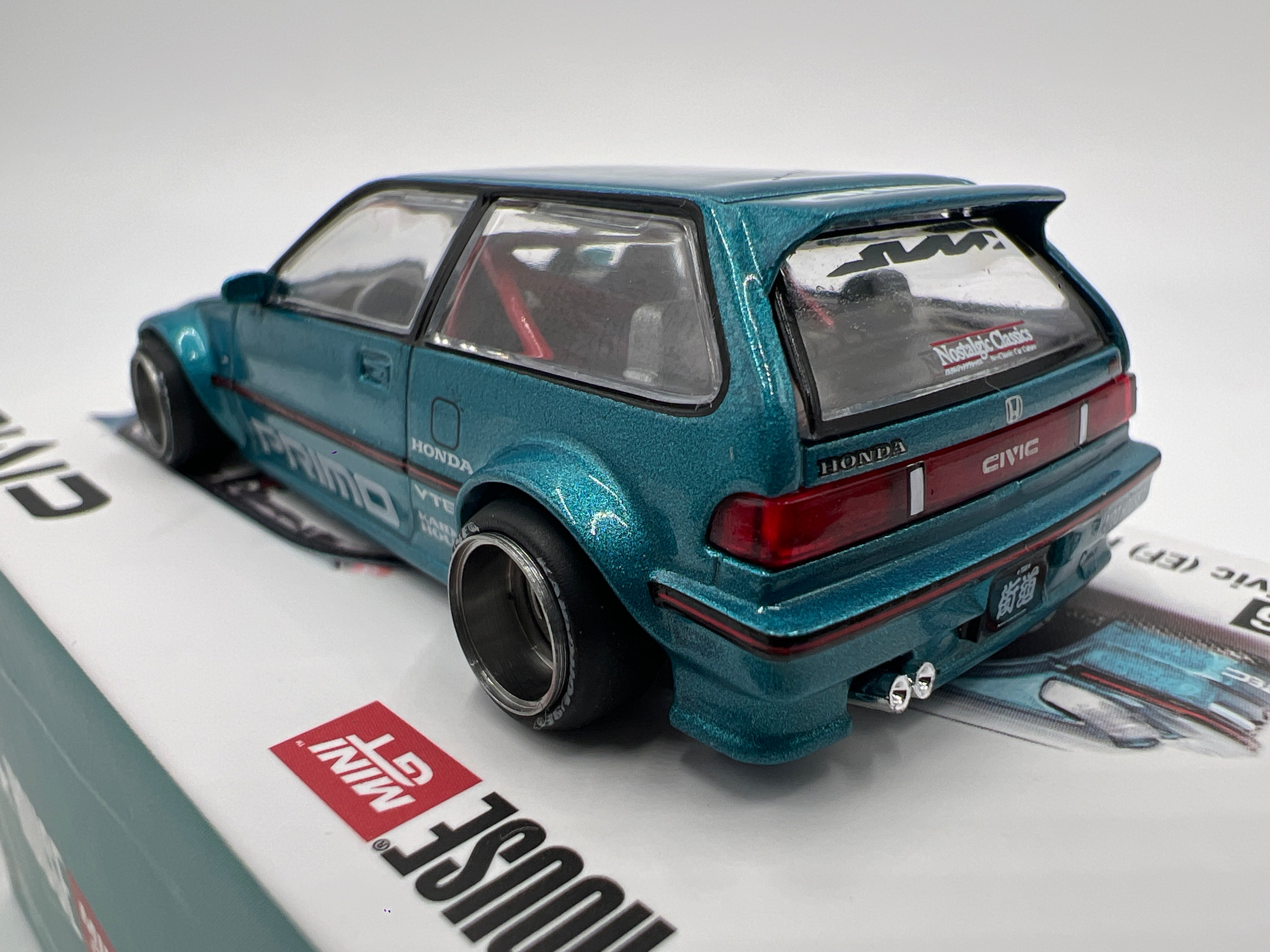 Mini GT x Kaido House #126 Honda Civic EF Kaido Works V1 Primo
