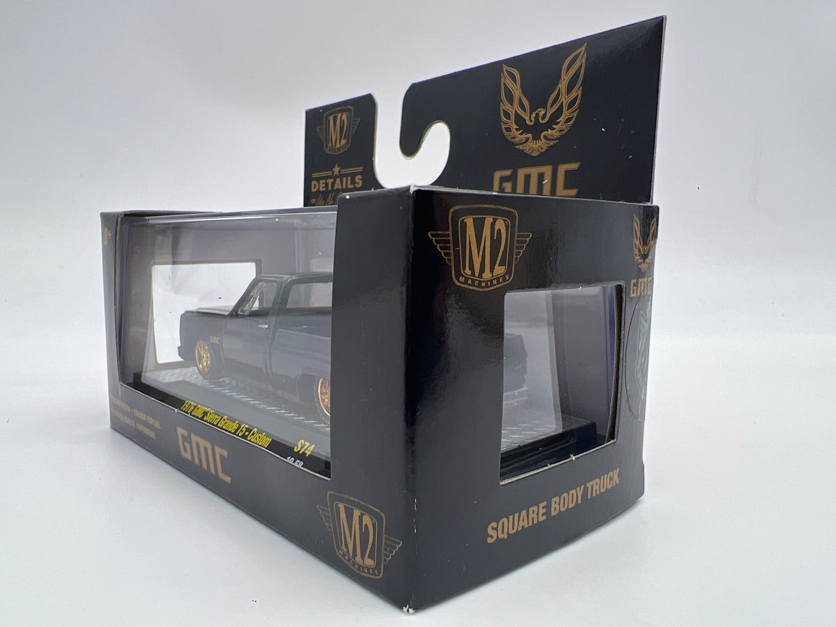 M2 Machines S74 1/3600 1976 GMC Sierra Grande 15 Custom Black