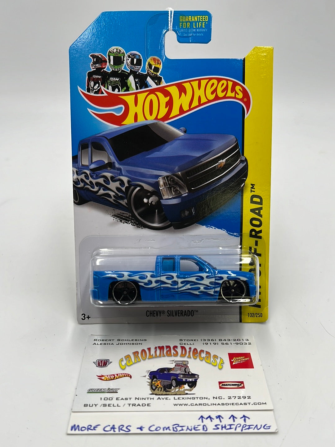 2014 Hot Wheels #132 HW Off-Road Chevy Silverado 17A