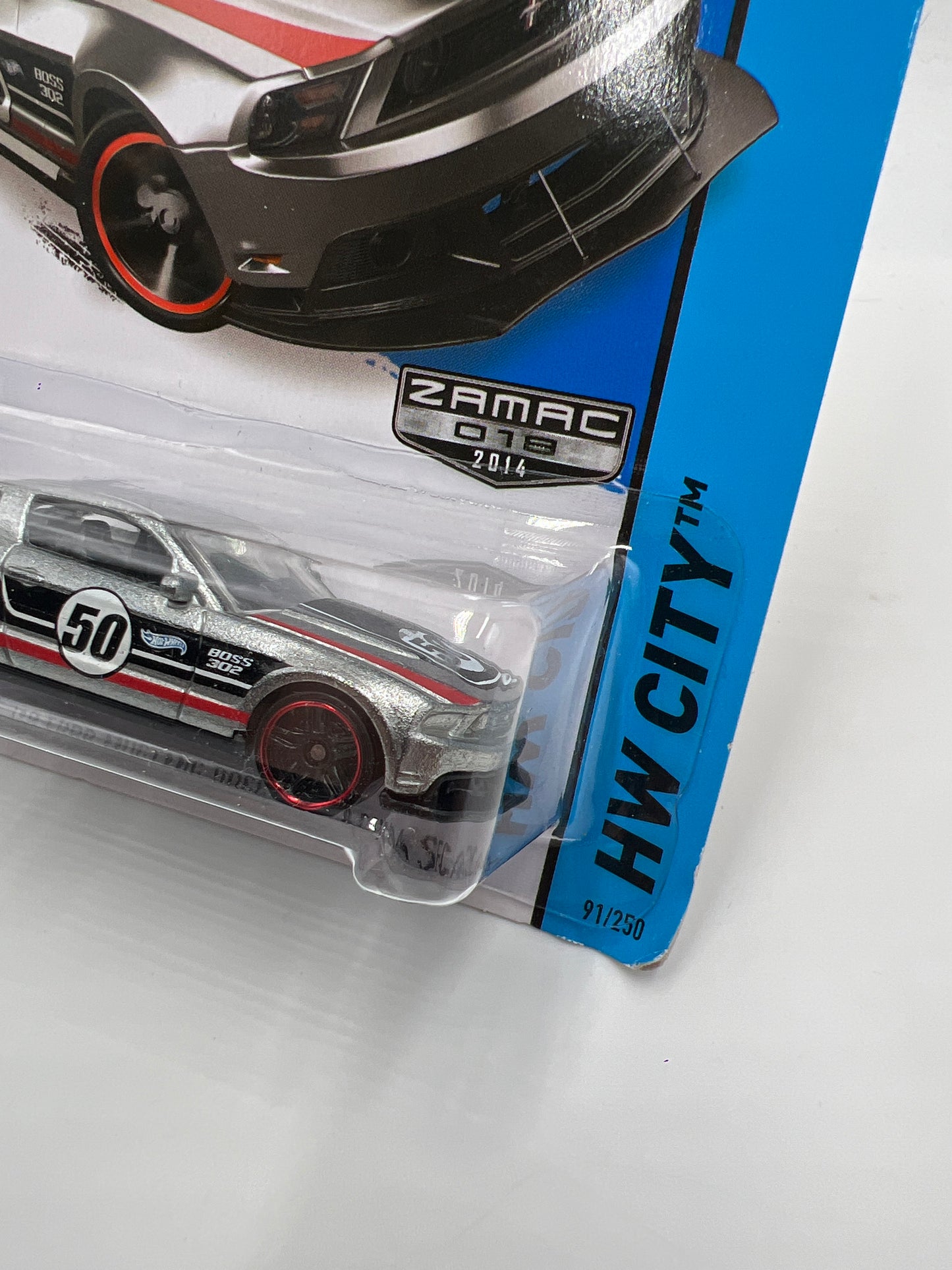 2014 Hot Wheels Walmart Exclusive Zamac 18 #91 12 Ford Mustang Boss 302 Laguna Seca 146A