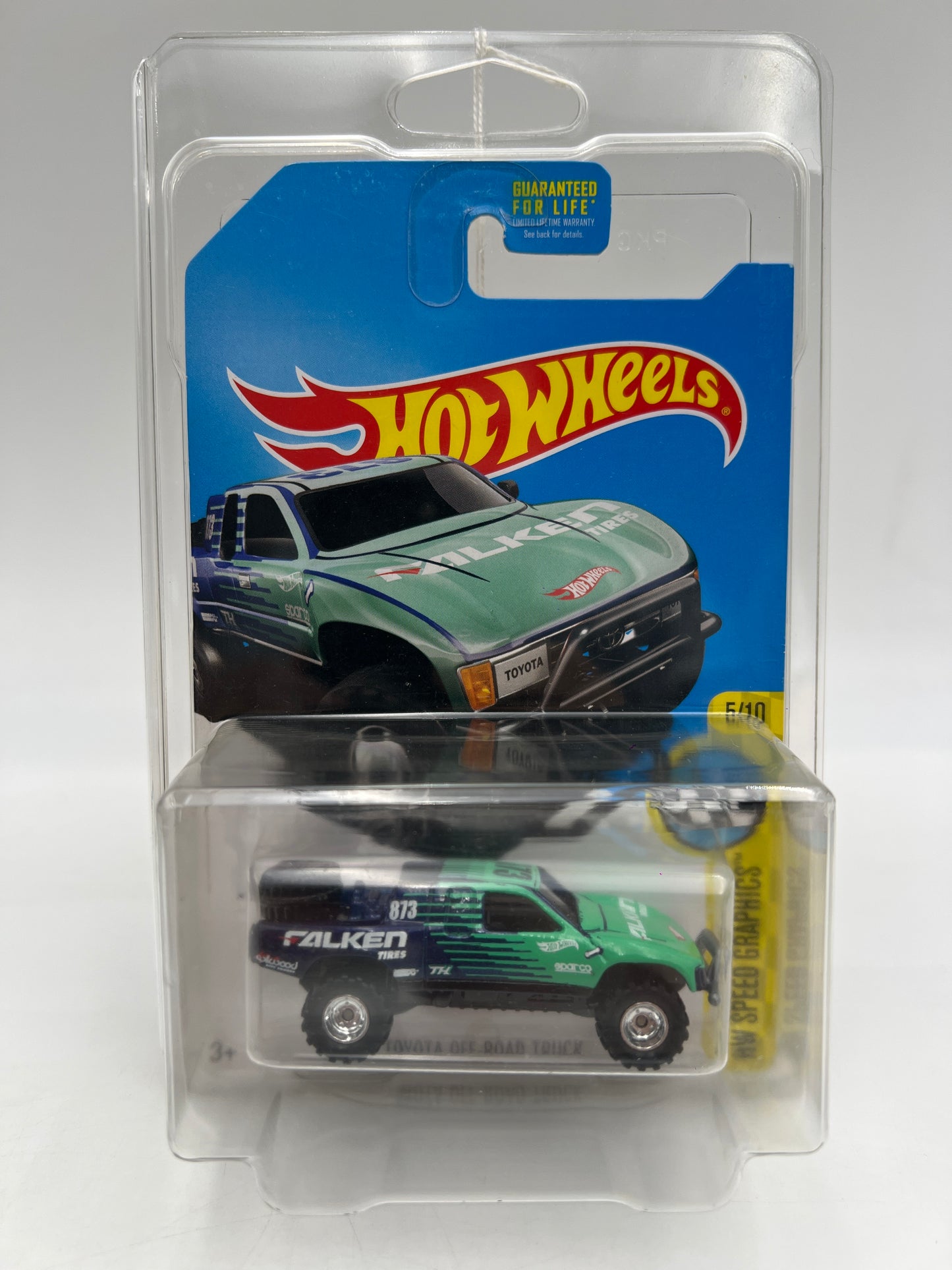 2017 Hot Wheels Super Treasure Hunt Toyota Off-Road Truck Falken