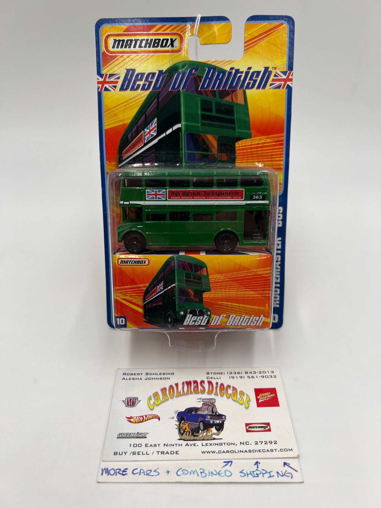 Matchbox Best Of British #10 Routemaster Bus Green 166J