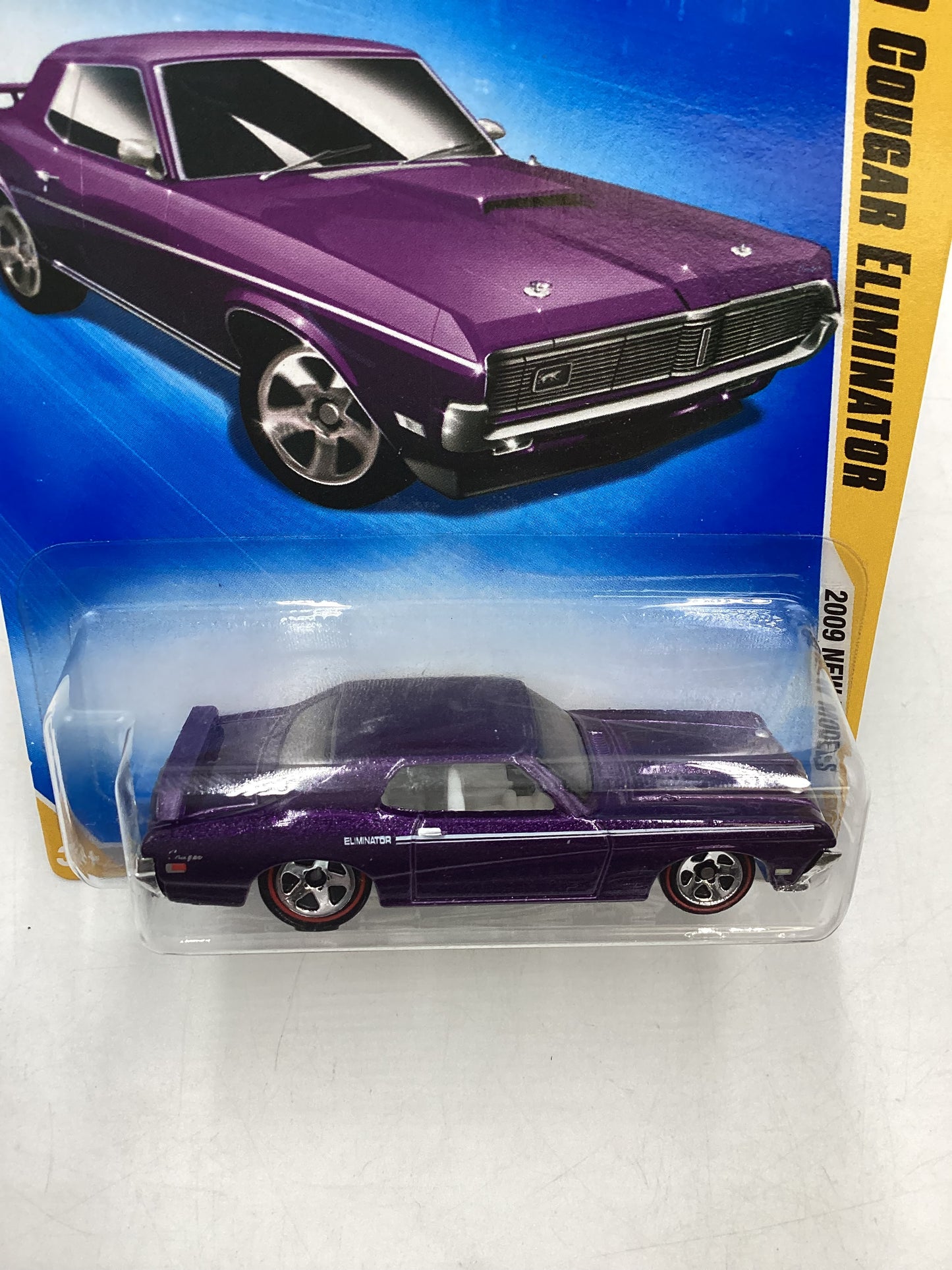 2009 Hot Wheels #008 69 Mercury Cougar Eliminator Purple Walmart Exclusive 235D