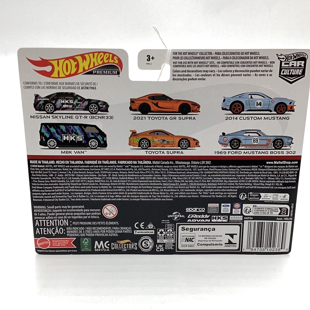 Hot wheels car culture team 2 pack target exclusive Fast and Furious 2021 Toyota GR Supra Toyota Supra 282B