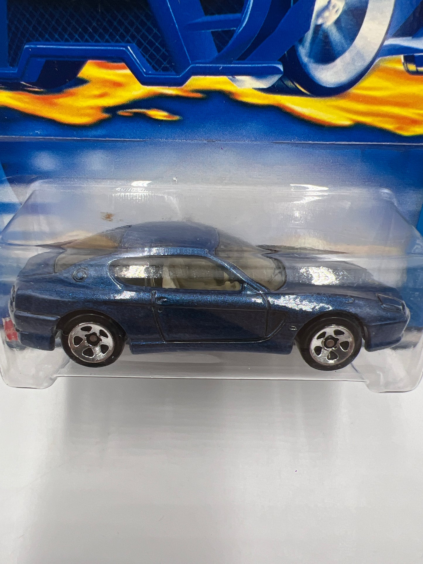 2002 Hot Wheels #213 Ferrari 456M Blue 5SP Wheels