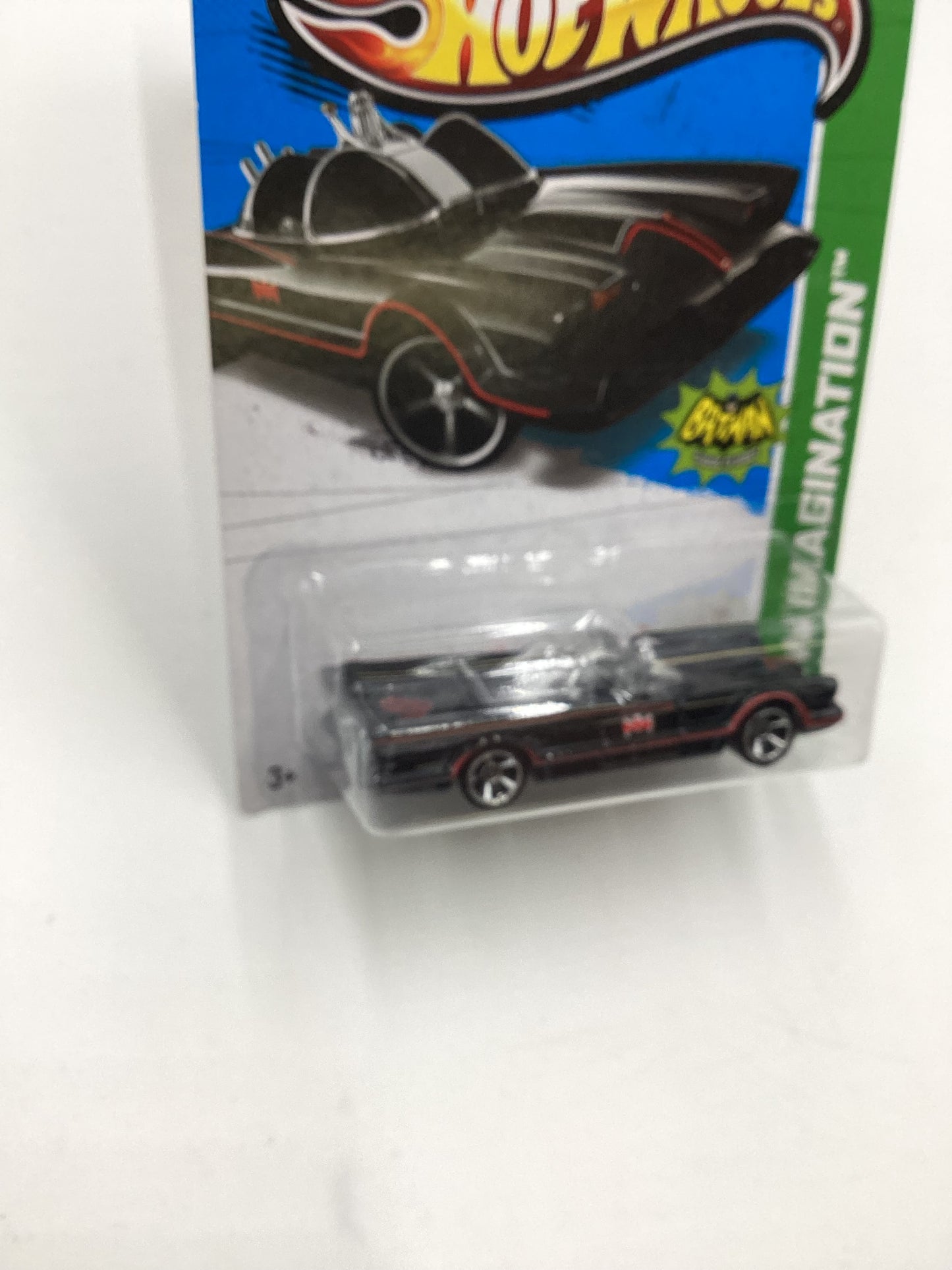 2013 Hot Wheels #62 Classic TV Series Batmobile Black