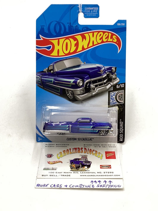 2019 hot wheels #106 custom 53 Cadillac 16H