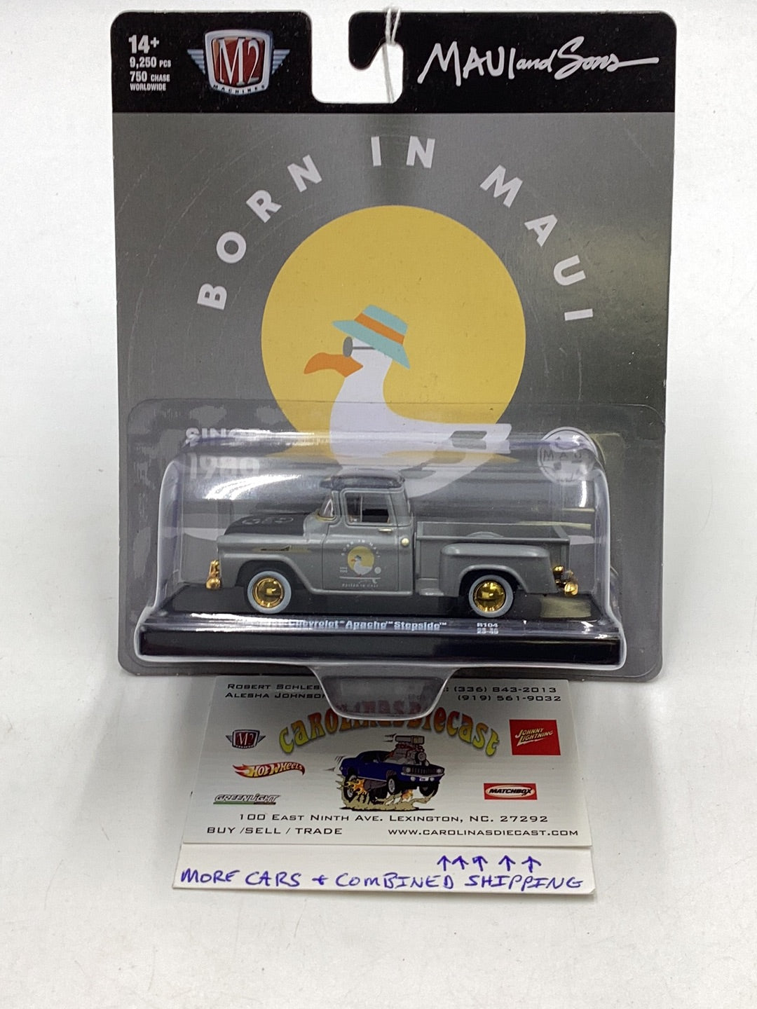 M2 Maui and Sons Chase 1/750 1958 Chevrolet Apache Stepside R104