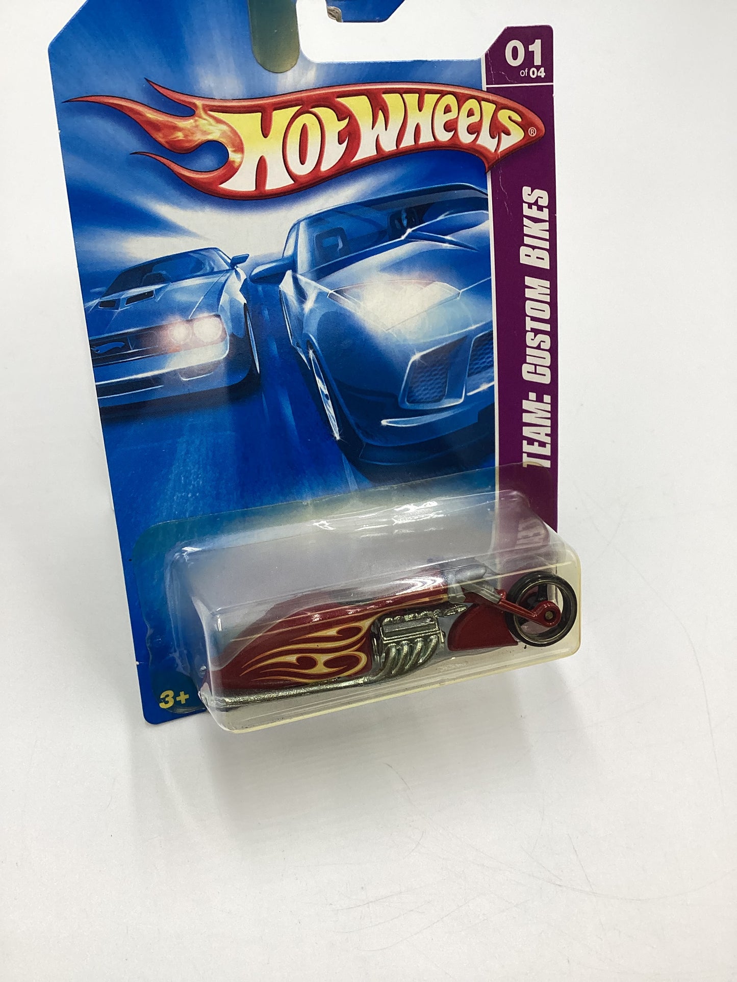 2008 Hot Wheels HW Team: Custom Bikes #149 Pit Cruiser Red 113B